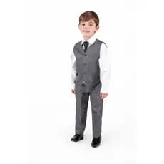 colete social masculino infantil juvenil cinza chumbo - imperdivel!