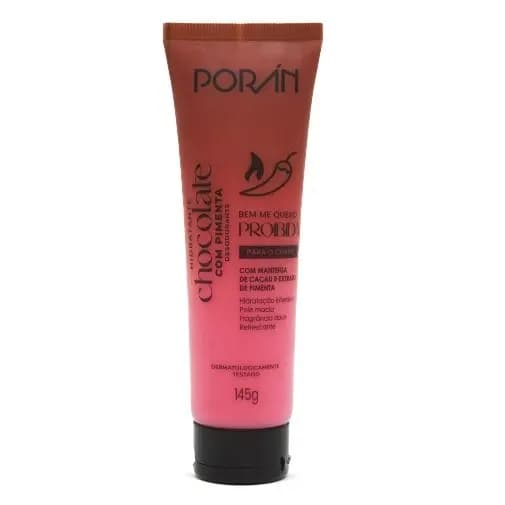 Hidratante de Chocolate com Pìmenta Porán 145g