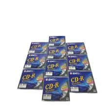 Kit 10 Unidades CD-R Virgem 80Min 52x 700Mb EMTEC