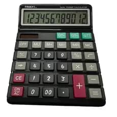 Calculadora de Mesa Truly 12 Dígitos 870-12 -  Preto