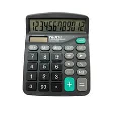 Calculadora de mesa,escritório 12 digitos Truly 837-12