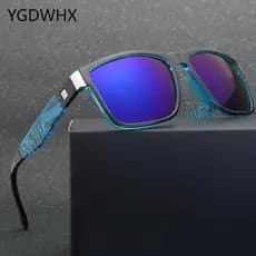 Moda Clássica Óculos De Sol Quadrados Homens Mulheres Esportes Praia Ao Ar Livre Pesca Viagem Coloridos UV400