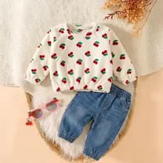 Blusa em Fleece de Frio Infantil Menina Inverno