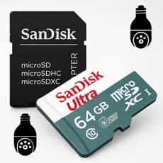 Cartão de Memória MicroSD Classe 10 Ultra – 1GB-512GB para Monitoramento e Câmeras de Segurança