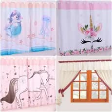 *PROMOÇÃO* Cortina 2 Metros Infantil Menino Menina para Quarto de Criança Decoração - Envio Imédiato