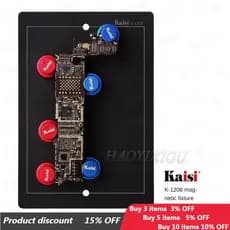 Kaisi Suporte Magnético PCB Especialmente Para Microscópio Ferramenta De Reparo Da Placa Principal Do Telefone K-1208 12