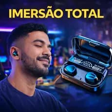 Fone M10 Fone De Ouvido Bluetooth Sem Fio Sem Fio Tws Estéreo Power Bank