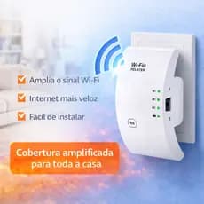 Repetidor Amplificador De Sinal Wifi 600/mbps Ultra Rápido sinal forte