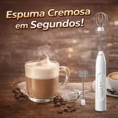 Batedor Misturador Mixer Elétrico para Bebidas Leite Café Clara de Ovo 2 em 1 - AnJin