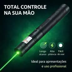 Caneta Laser Verde Ultra Forte Alcance 100km A Prova D'agua
