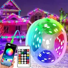 10 Metros Pisca Pisca de Natal Led Prova D'água Smart Com Controle