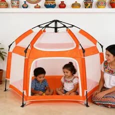 Tenda De Borracha Cerca Infantil Dobrável Portátil 100% Auto