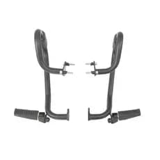* PROTETOR MOTOR CARENAGEM DIANTEIRO C/ PEDALEIRA P/ BAJAJ DOMINAR 200