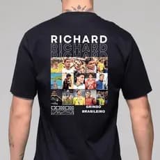 Camiseta Jogador Richard Rios Futebol Lenda Camisa Unissex Premium 100% Algodão Fio 30.1 2025