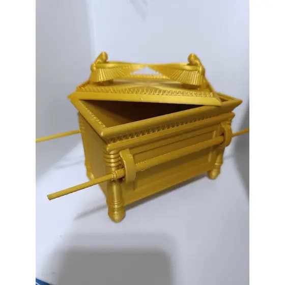 Arca da Aliança - Impressão 3D Premium Dourada