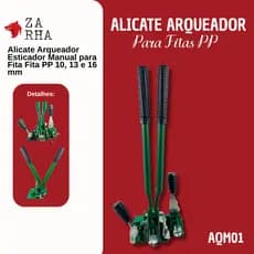 Alicate Arquear Magus AQM01 Manual para Fita PP 10, 13 e 16 mm – Estica, Sela e Corta