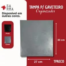Tampa para Gaveteiro MAGUS Linha Ecoline – Compatível com GVT1 e GVT2 em Poliestireno Reciclado