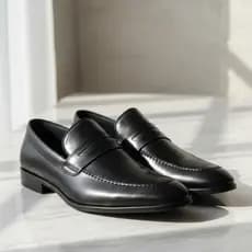 Sapato Social Masculino Couro Nobre Mocassim Loafer Elegante Casual Formal Dia a Dia