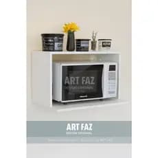 SUPORTE MICROONDAS FORNINHO MDF BRANCO, ALTA RESISTÊNCIA, DISCRETO, FÁCIL MONTAGEM,FÁBRICAÇAO PRÓPRIA