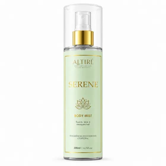Body Splash Altiré Serene 200ml Original Body Mist Desodorante Corporal Perfume Feminino Refrescante