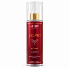 Body Splash Altiré Velvet 200ml Original Body Mist Perfume Feminino Desodorante Corporal Premium Suave
