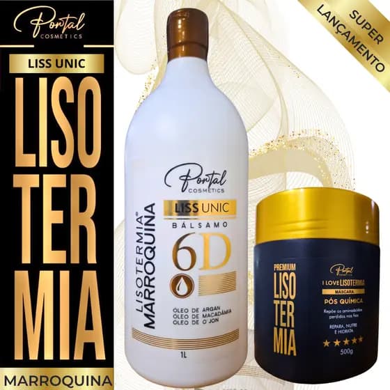 Progressiva Selagem Marroquina Liss única Collagen : Profissional 1Lt  Liso Absurdo Máscara Collagen Tratamento Capilar