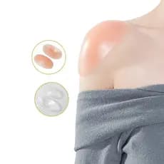 Almofadas De Ombro De Silicone Para Roupas Femininas Antiderrapantes Invisíveis Respiráveis Reutilizáveis