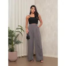 Calça Feminina, Cintura Alta, Listras, Casual, Social, Moderno Elegante, Sofisticado, Envio Nacional Refresque seu verão