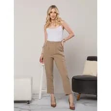 CALCA ALFAIATARIA MODA FEMININAS LISA JOGGER COM DETALHES ZIPER 097