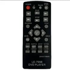 Controle Remoto Para DVD  LE-7098