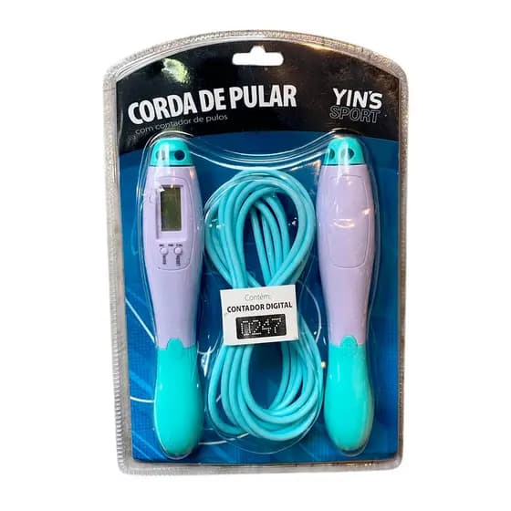 Corda Pular Conta Giro Digital Contador Resistente Rolamento