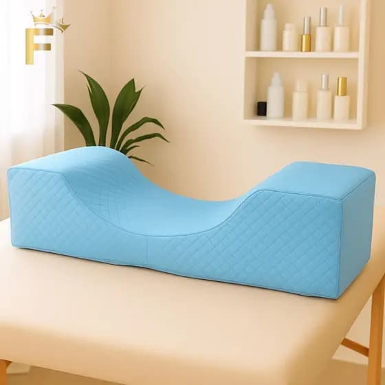 Almofada Lash Pillow Azul Travesseiro para Pescoço e Extensão de Cílios