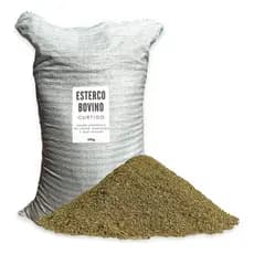 20 Kg Esterco De Vaca Adubo 100% Puro Curtido