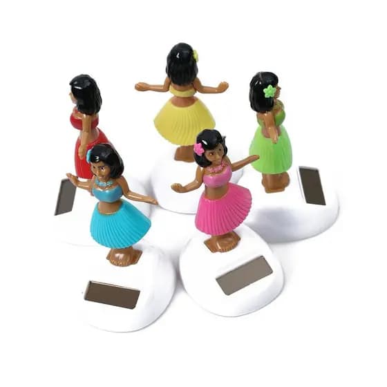 Boneca Havaiana Hula Luz Solar - Surf Poke Fusca Kombi Opala