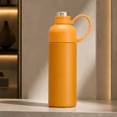 Garrafa Térmica Inox 460 Ml Academia Quente e Frio Inoxidável Premium
