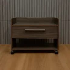 Armário Multiuso 50cm em MDF com rodízio