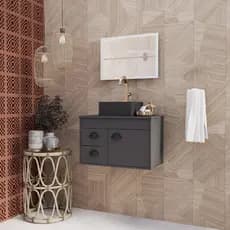 Gabinete de Banheiro 100% MDF - Udine 60cm