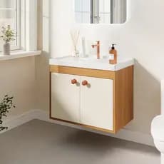 Gabinete Armario de Banheiro 100% MDF - Roma 50cm