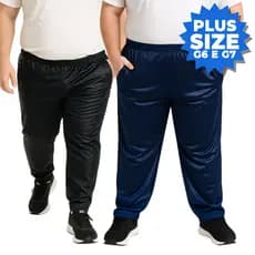 Calça Plus Size Masculina Academia G6 e G7 Confortável Tecido Resistente Treino Diário