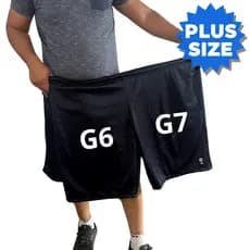 Bermuda Plus Size Masculina G6 G7 Refletiva Academia  Conforto e Performance