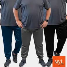Kit Calça Plus Size 3 Ou 1 (UMA) Masculina Esporte Academia G8 E G10