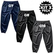Calça Plus Size Masculina G7, G8 e G10 Academia Esporte