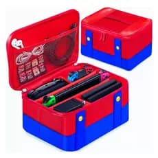 Bolsa De Transporte Para Nintendo Switch Case Maleta Bag Top Estiloso Alça Grande OLED Maleta Mario