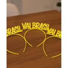 Tiara Copa do Mundo 2026 Vai Brasil O Sucesso da Torcida Torça e Saia nas fotos em Grande Estilo - Impresso em 3D