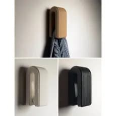 Porta toalha suporte para toalha de rosto ou toalha de banho com travamento automatico - Sem perfurar (fixação fita 3M)