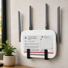 Suporte Modem Roteador WIFI Parede Sem Furo Fita 3M Organizador Universal
