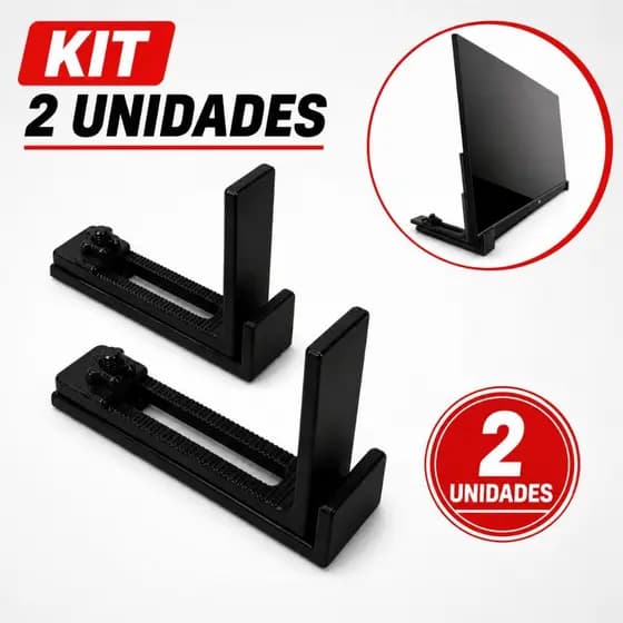 Suporte Monitor TV Tablet Ajustável Base Regulável Universal Antiderrapante