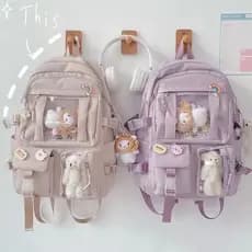 Mochila para meninas japonesas e coreanas mochila de estudante de ensino médio de grande capacidade japo