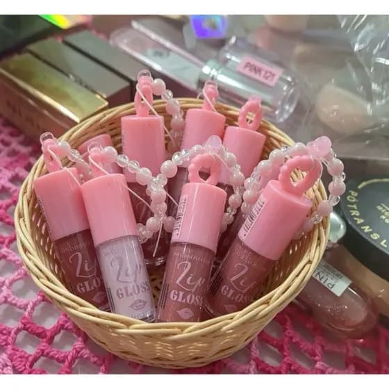 Lip Gloss com Pulseira