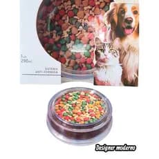 Comedouro Pet Transparente Antiderrapante e Antiformigas – Tigela de Ração e Água para Cães e Gatos